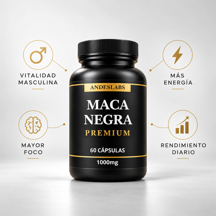 Maca Negra Premium – Energía y Vitalidad Natural · Extracto Puro